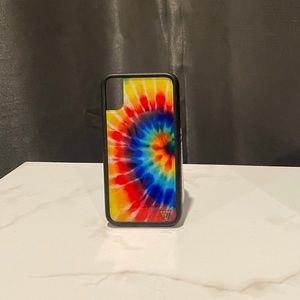 Tie dye wild flower case